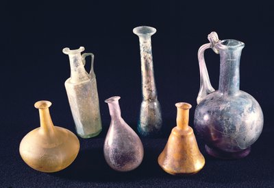 Six vases, from Aquileia by Roman